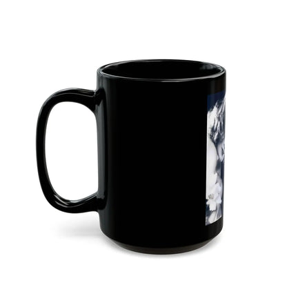 Adele Jergens #93 (Vintage Female Icon) Black Coffee Mug-Go Mug Yourself