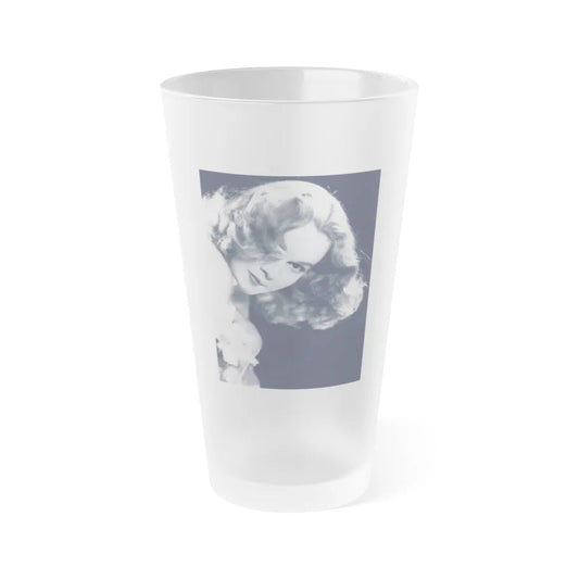 Adele Jergens #93 (Vintage Female Icon) Frosted Pint Glass 16oz-16oz-Frosted-Go Mug Yourself