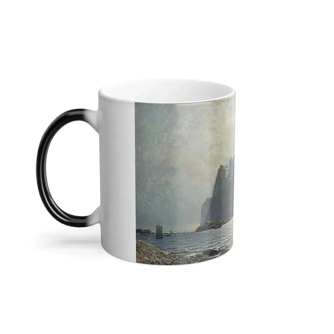Adelsteen Normann (1848-1918) Fra Reine i Lofoten - 1880 - Color Changing Mug 11oz - Go Mug Yourself