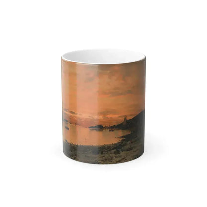 Adelsteen Normann (1848-1918) Kustvy - Oil on canvas supported on panel - Color Changing Mug 11oz 11oz - Go Mug Yourself