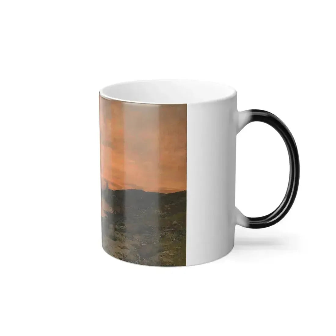 Adelsteen Normann (1848-1918) Kustvy - Oil on canvas supported on panel - Color Changing Mug 11oz - Go Mug Yourself