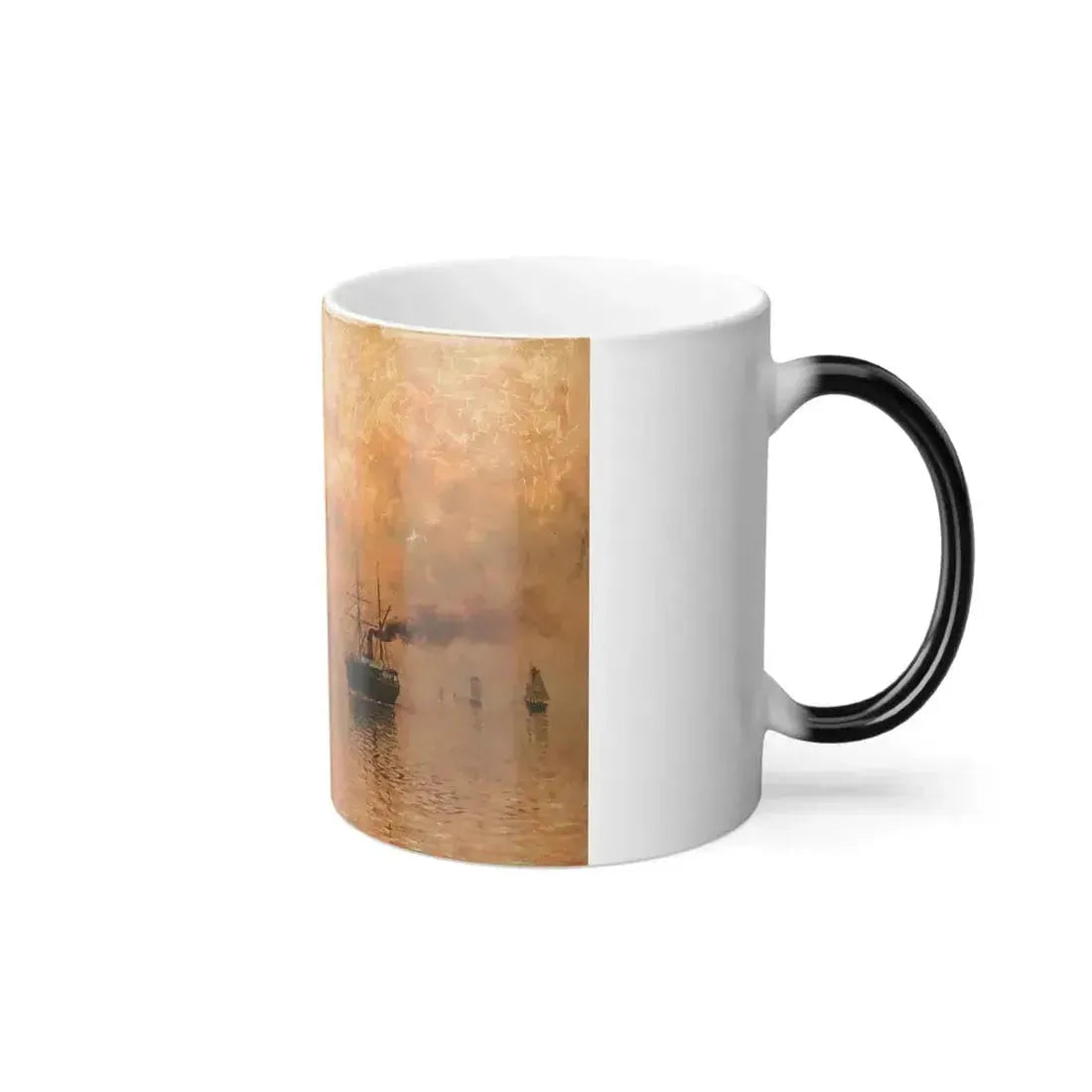 Adelsteen Normann (1848-1918) Ships in the Sunset - Color Changing Mug 11oz - Go Mug Yourself