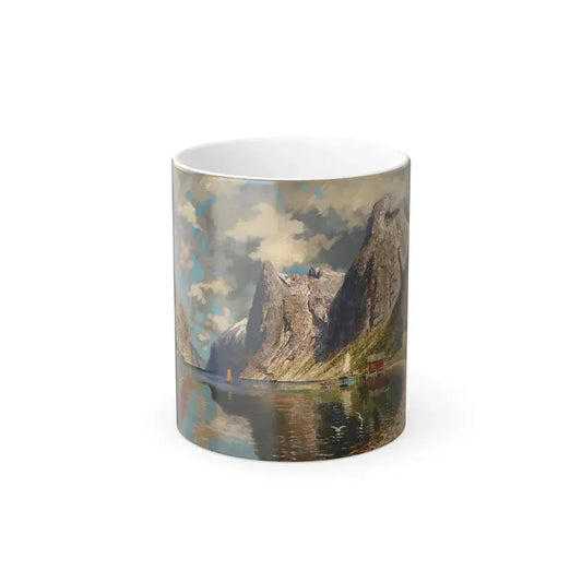 Adelsteen Normann (1848-1918) Sommer im Fjord - oil on canvas 1918 - Color Changing Mug 11oz 11oz - Go Mug Yourself