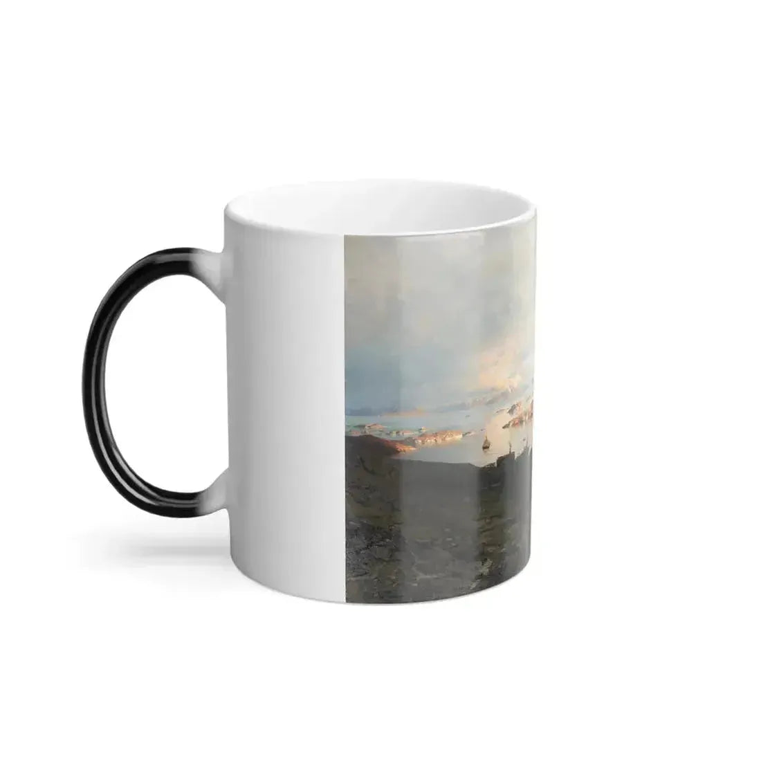 Adelsteen Normann (1848-1918) Summer night in Lofoten - 1882 - Color Changing Mug 11oz - Go Mug Yourself