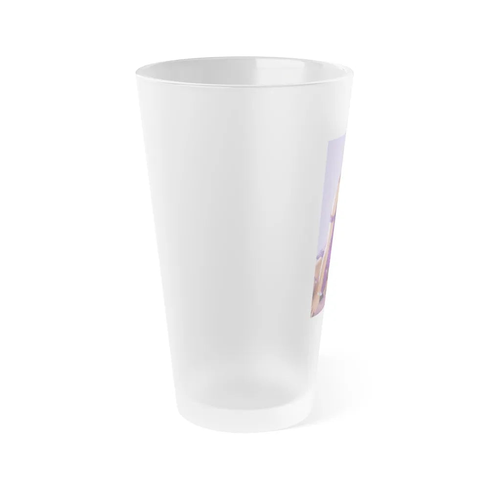 Linda Blair #270 - Partially Topless (Vintage Female Icon) Frosted Pint 16oz-Go Mug Yourself