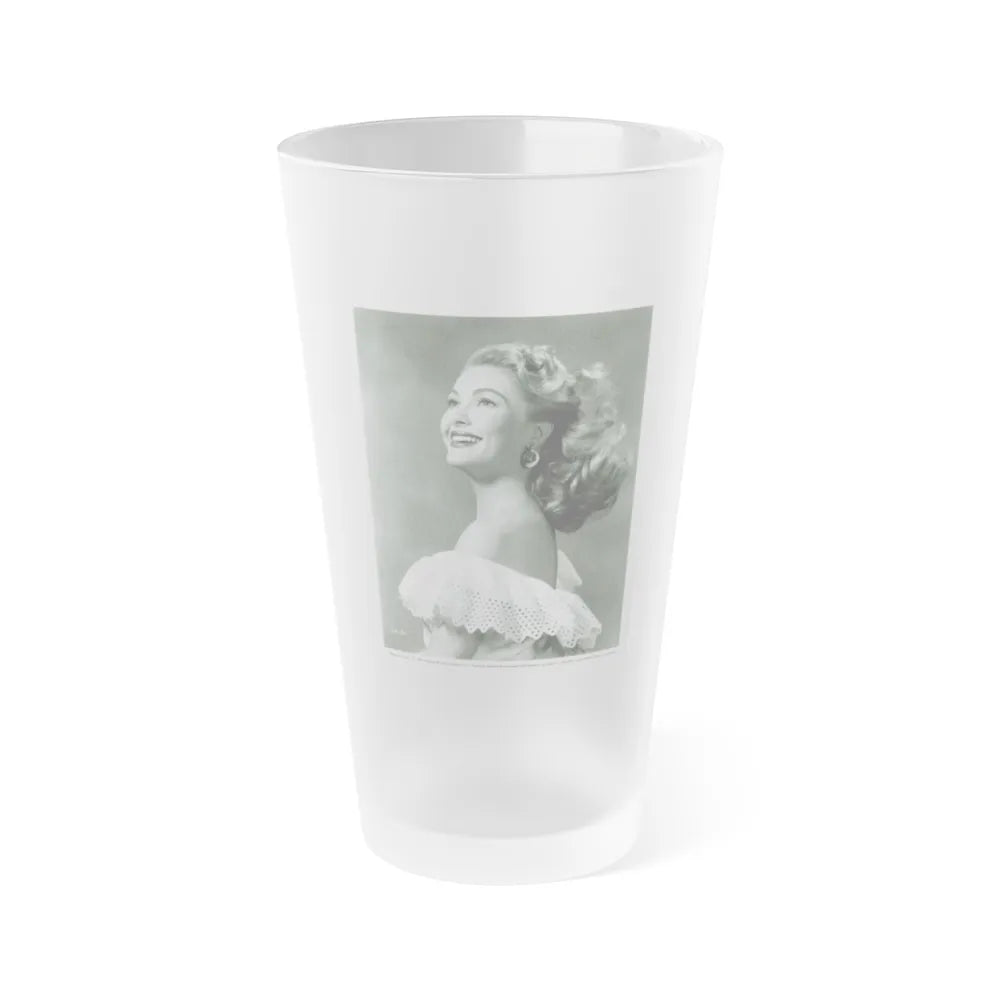 Lori Nelson #32 (Vintage Female Icon) Frosted Pint 16oz-16oz-Frosted-Go Mug Yourself