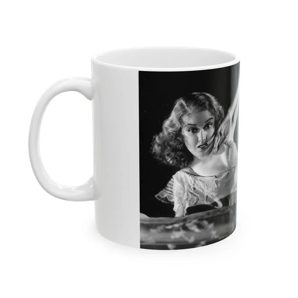 Fay Wray #36 (Vintage Female Icon) White Coffee Mug-Go Mug Yourself