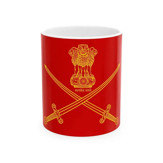 ADGPI Indian Army (India) White Coffee Mug 11oz - Go Mug Yourself