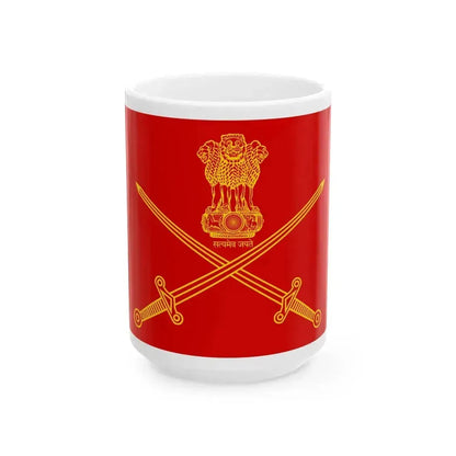 ADGPI Indian Army (India) White Coffee Mug 15oz - Go Mug Yourself