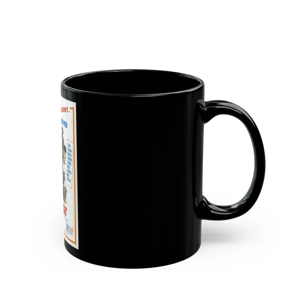 ADIOS AMIGO 1976 Movie Poster - Black Coffee Mug-Go Mug Yourself