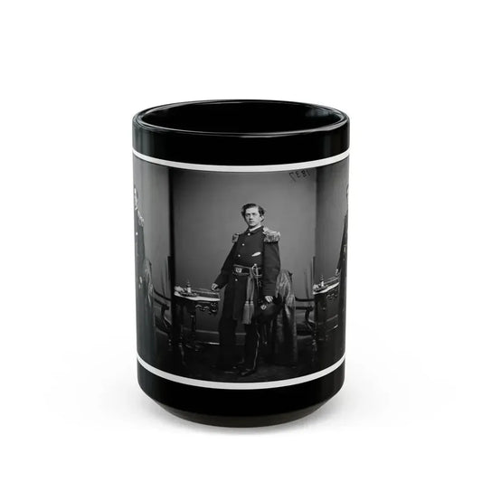 Adj. A.H. Jameson, 32nd Pa. Inf. (U.S. Civil War) Black Coffee Mug 15oz - Go Mug Yourself