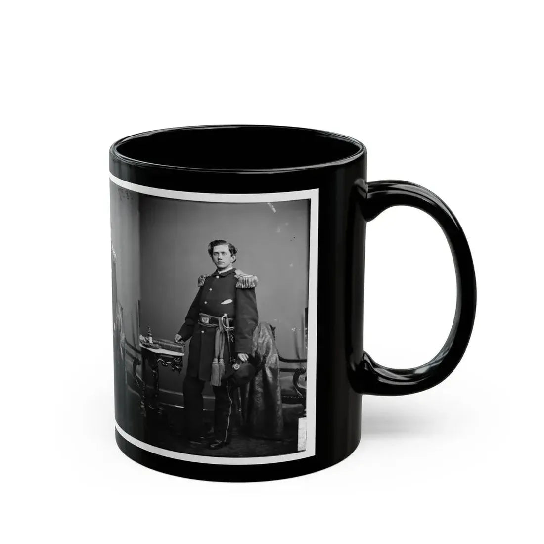 Adj. A.H. Jameson, 32nd Pa. Inf. (U.S. Civil War) Black Coffee Mug - Go Mug Yourself