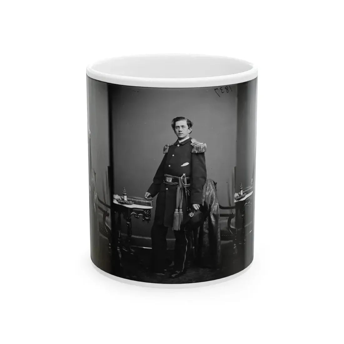 Adj. A.H. Jameson, 32nd Pa. Inf. (U.S. Civil War) White Coffee Mug 11oz - Go Mug Yourself