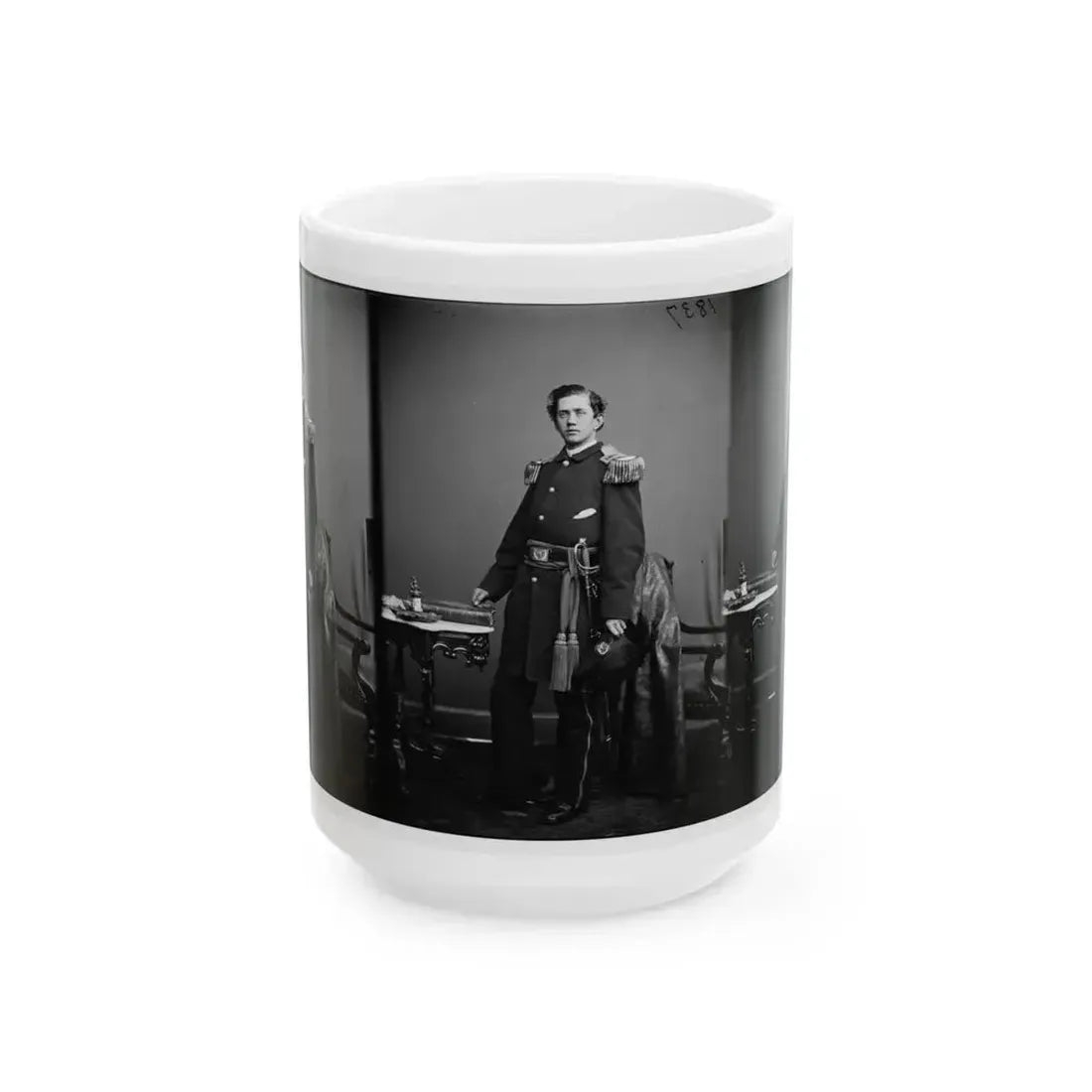 Adj. A.H. Jameson, 32nd Pa. Inf. (U.S. Civil War) White Coffee Mug 15oz - Go Mug Yourself