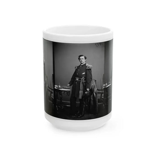 Adj. A.H. Jameson, 32nd Pa. Inf. (U.S. Civil War) White Coffee Mug 15oz - Go Mug Yourself