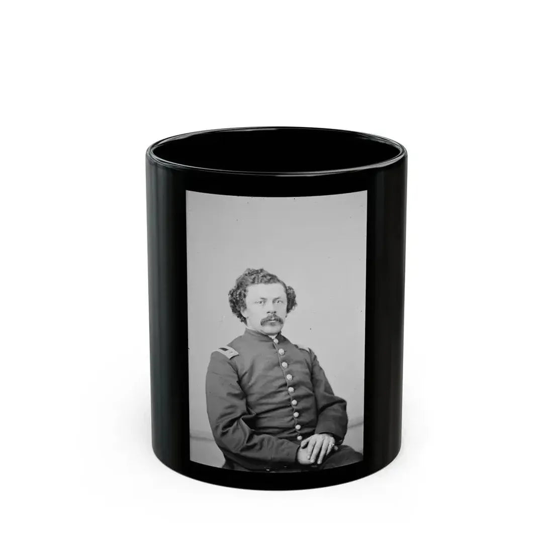 Adj. D.L. Chase, 78th & 102nd Ny Inf. 002 (U.S. Civil War) Black Coffee Mug 11oz - Go Mug Yourself
