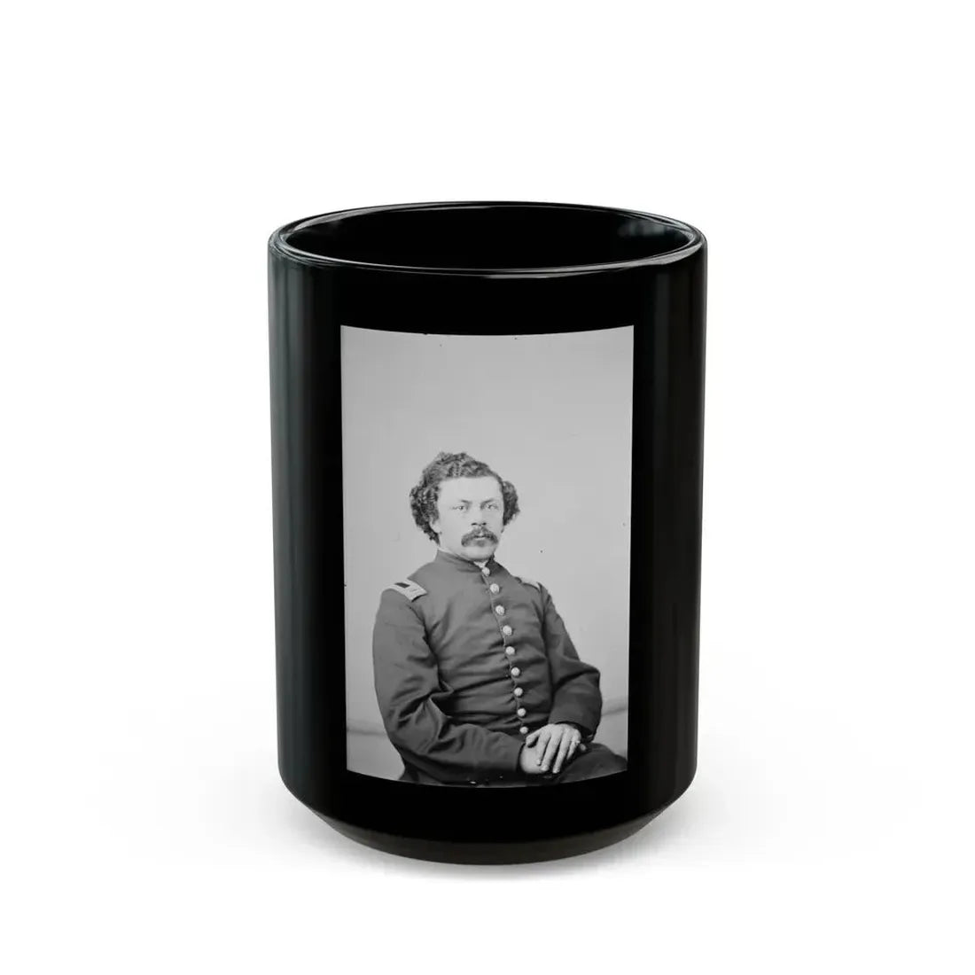 Adj. D.L. Chase, 78th & 102nd Ny Inf. 002 (U.S. Civil War) Black Coffee Mug 15oz - Go Mug Yourself