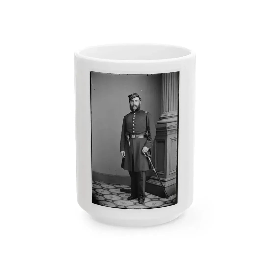 Adj. J.B. Coppinger,  83rd N.Y. Inf. 002 (U.S. Civil War) White Coffee Mug 15oz - Go Mug Yourself