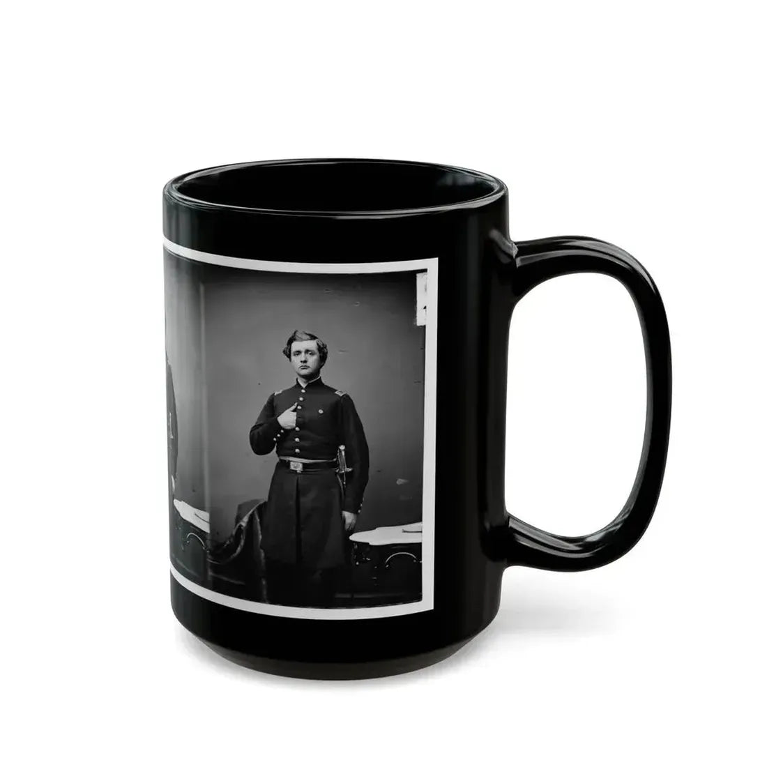 Adj. L.C. Parmalee, 2nd U.S. Sharpshooter (U.S. Civil War) Black Coffee Mug - Go Mug Yourself