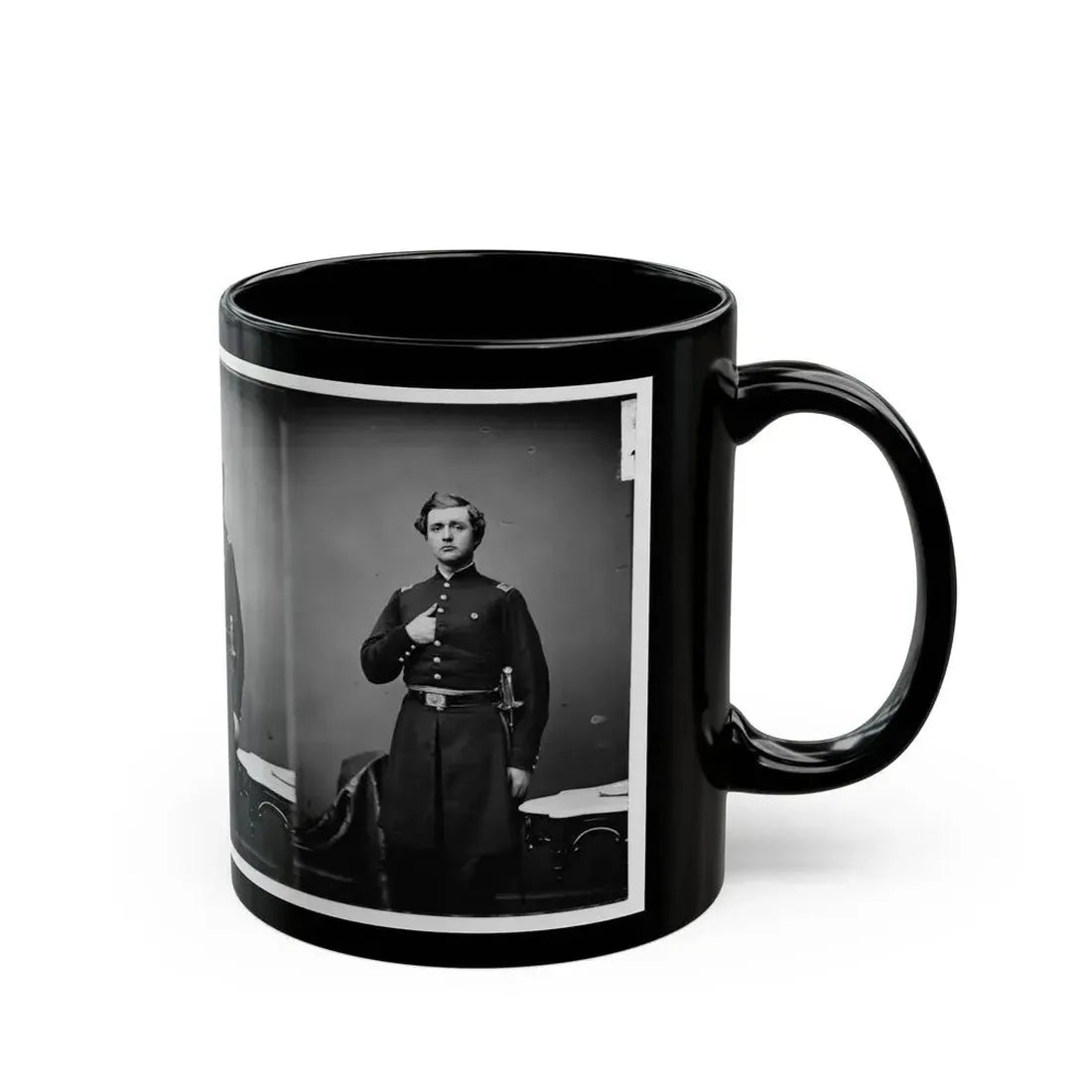 Adj. L.C. Parmalee, 2nd U.S. Sharpshooter (U.S. Civil War) Black Coffee Mug - Go Mug Yourself