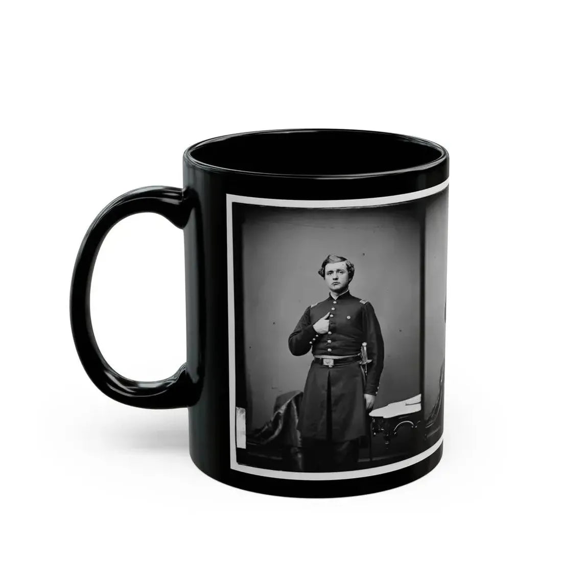 Adj. L.C. Parmalee, 2nd U.S. Sharpshooter (U.S. Civil War) Black Coffee Mug - Go Mug Yourself
