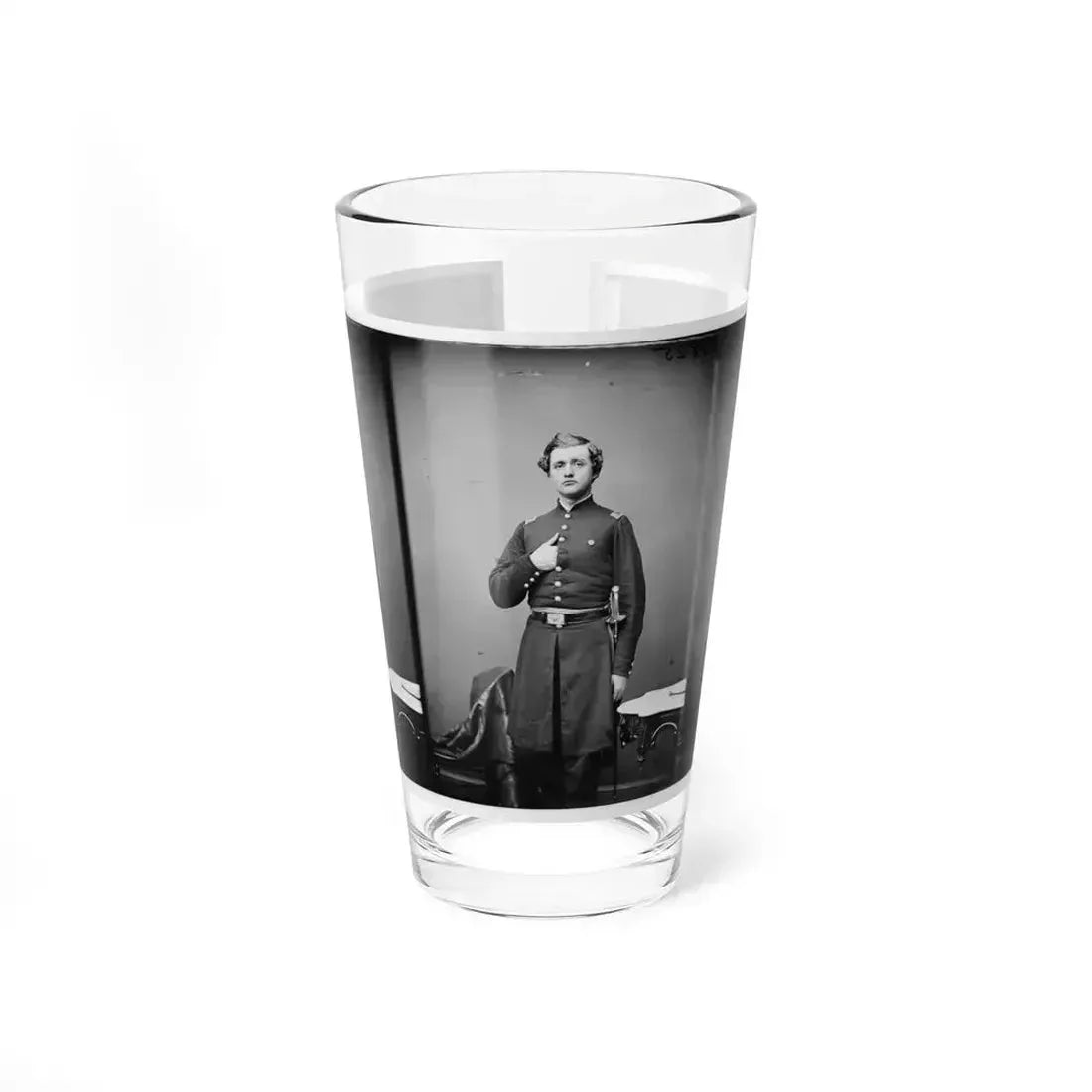 Adj. L.C. Parmalee, 2nd U.S. Sharpshooter (U.S. Civil War) Pint Glass 16oz 16oz - Go Mug Yourself