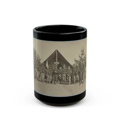 Adjutant And First Sergeants, 22d N. Y. S. M. Near Harper's Ferry, Va.1861 (I.E.1862 ) (U.S. Civil War) Black Coffee Mug 15oz - Go Mug Yourself