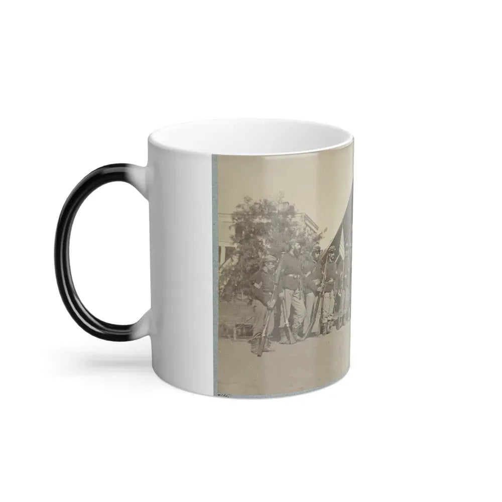 Adjutant and First Sergeants, 22D N. Y. S. M. Near Harper's Ferry, Va.1861 (I.E.1862 ) (U.S. Civil War) Color Changing Coffee Mug 11oz - Go Mug Yourself