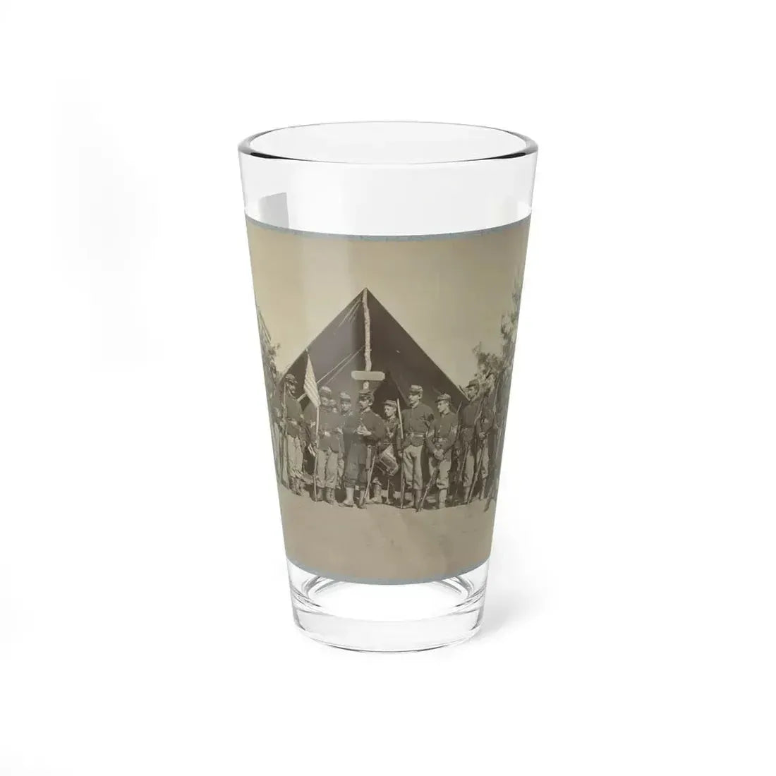 Adjutant And First Sergeants, 22d N. Y. S. M. Near Harper's Ferry, Va.1861 (I.E.1862 ) (U.S. Civil War) Pint Glass 16oz 16oz - Go Mug Yourself