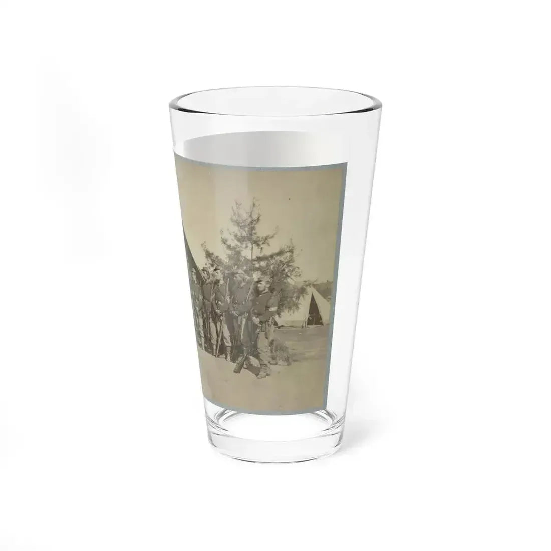 Adjutant And First Sergeants, 22d N. Y. S. M. Near Harper's Ferry, Va.1861 (I.E.1862 ) (U.S. Civil War) Pint Glass 16oz - Go Mug Yourself