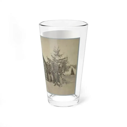 Adjutant And First Sergeants, 22d N. Y. S. M. Near Harper's Ferry, Va.1861 (I.E.1862 ) (U.S. Civil War) Pint Glass 16oz - Go Mug Yourself