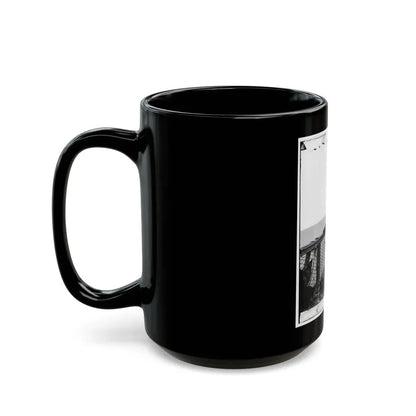 Adm. David D. Porter, Lt. Commander, On Deck Of U.S. Steamship Fulton. (U.S. Civil War) Black Coffee Mug - Go Mug Yourself