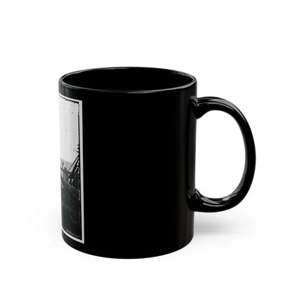 Adm. David D. Porter, Lt. Commander, On Deck Of U.S. Steamship Fulton. (U.S. Civil War) Black Coffee Mug - Go Mug Yourself