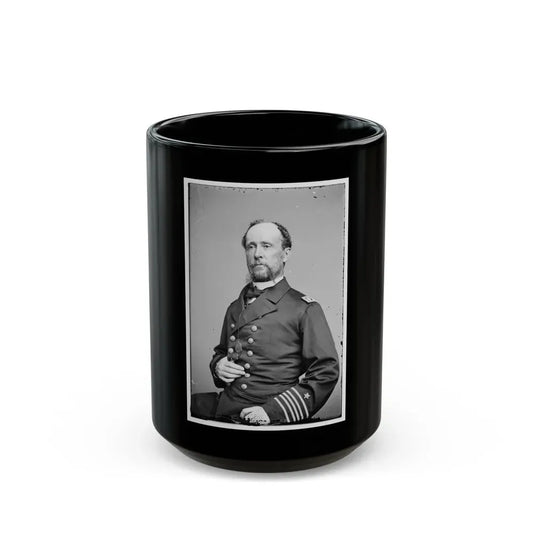 Adm. Rodgers 001 (U.S. Civil War) Black Coffee Mug 15oz - Go Mug Yourself