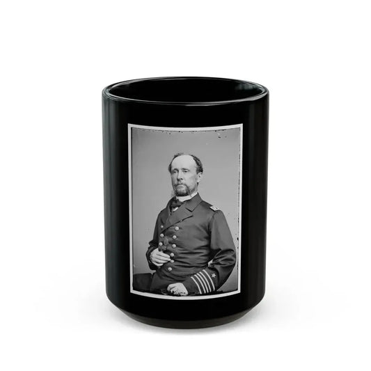 Adm. Rodgers 001 (U.S. Civil War) Black Coffee Mug 15oz - Go Mug Yourself