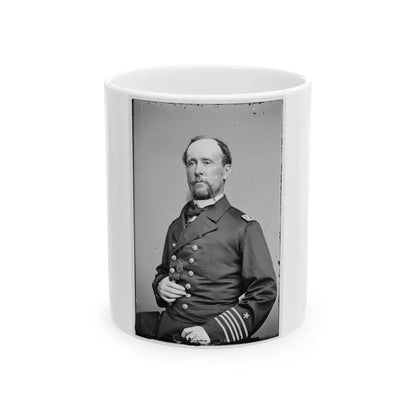 Adm. Rodgers 001 (U.S. Civil War) White Coffee Mug 11oz - Go Mug Yourself