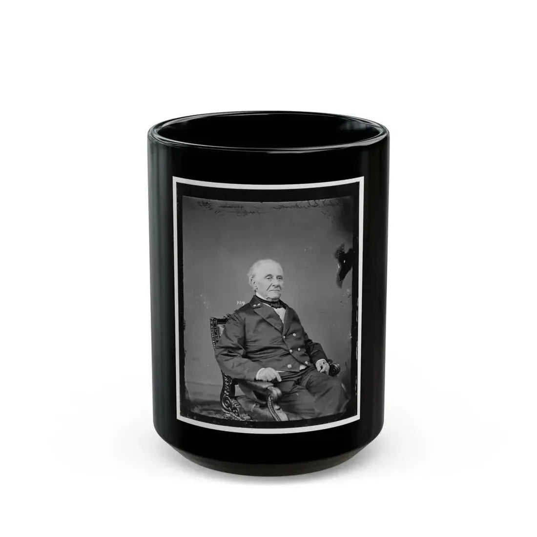 Adm. Shubrick, U.S.N. (U.S. Civil War) Black Coffee Mug 15oz - Go Mug Yourself