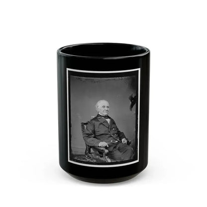 Adm. Shubrick, U.S.N. (U.S. Civil War) Black Coffee Mug 15oz - Go Mug Yourself