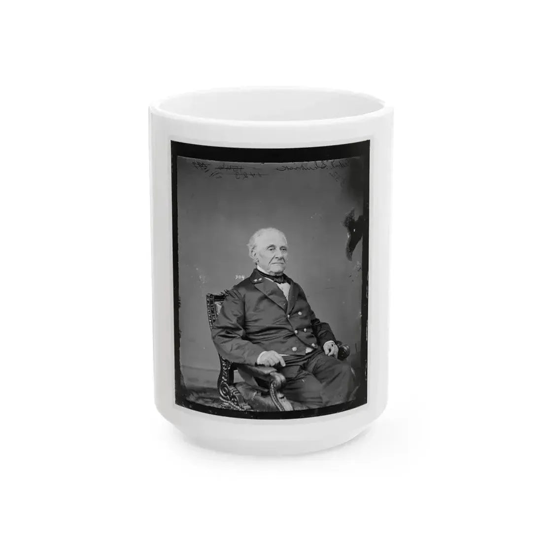 Adm. Shubrick, U.S.N. (U.S. Civil War) White Coffee Mug 15oz - Go Mug Yourself