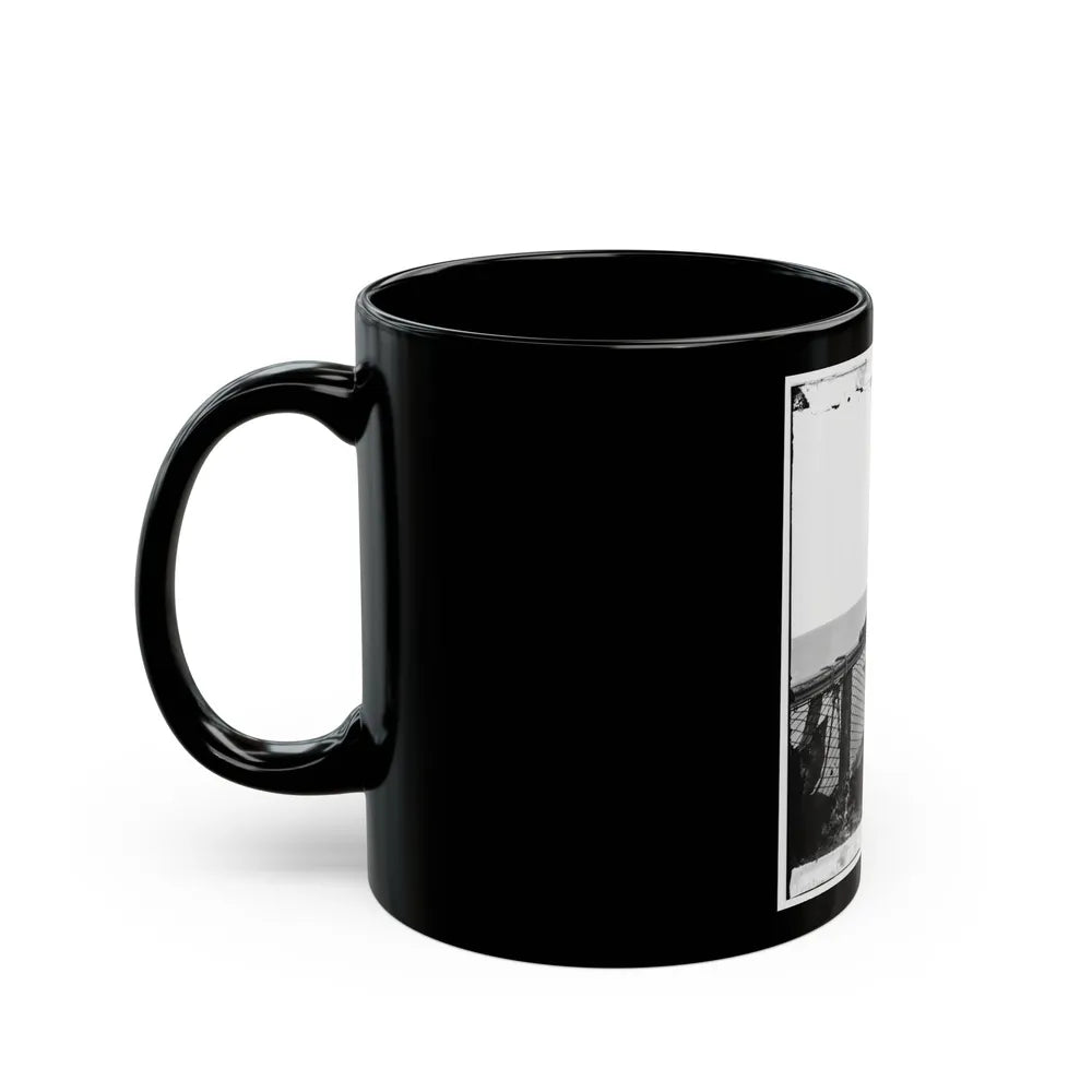 Adm. David D. Porter, Lt. Commander, On Deck Of U.S. Steamship Fulton. (U.S. Civil War) Black Coffee Mug-Go Mug Yourself