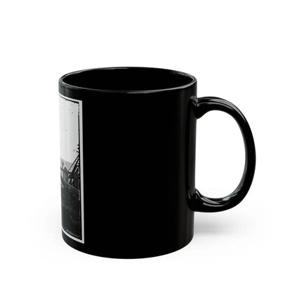 Adm. David D. Porter, Lt. Commander, On Deck Of U.S. Steamship Fulton. (U.S. Civil War) Black Coffee Mug-Go Mug Yourself