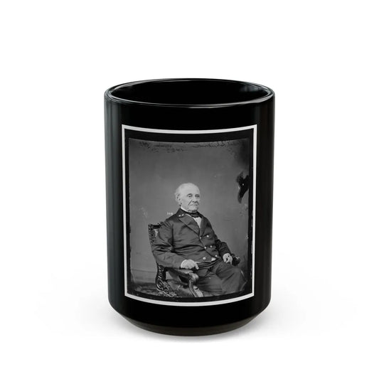 Adm. Shubrick, U.S.N. (U.S. Civil War) Black Coffee Mug-15oz-Go Mug Yourself