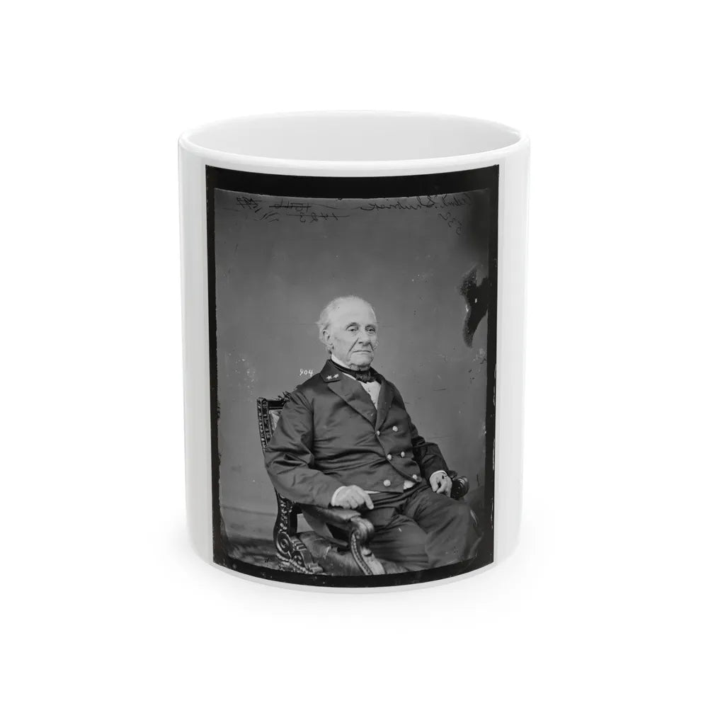 Adm. Shubrick, U.S.N. (U.S. Civil War) White Coffee Mug-11oz-Go Mug Yourself