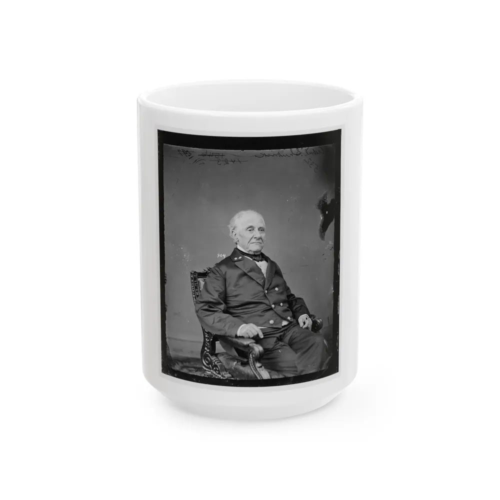 Adm. Shubrick, U.S.N. (U.S. Civil War) White Coffee Mug-15oz-Go Mug Yourself