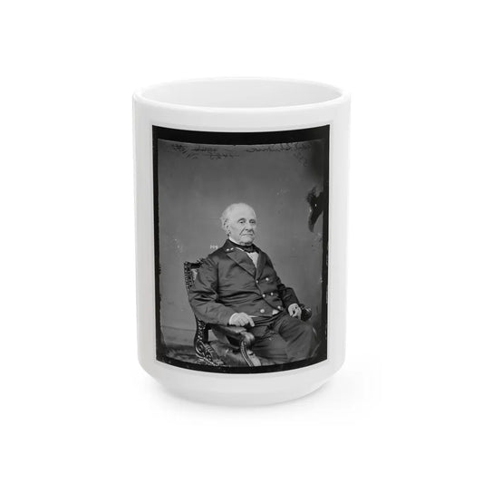 Adm. Shubrick, U.S.N. (U.S. Civil War) White Coffee Mug-15oz-Go Mug Yourself