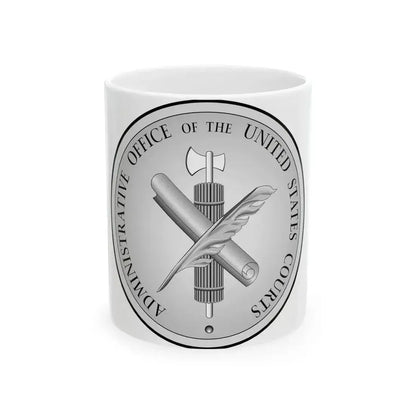 Administrative Office of the United States Courts - White Coffee Mug 11oz - Go Mug Yourself