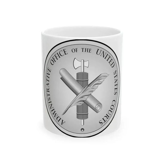 Administrative Office of the United States Courts - White Coffee Mug 11oz - Go Mug Yourself