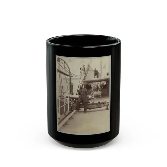 Admiral D. D. Porter (U.S. Civil War) Black Coffee Mug 15oz - Go Mug Yourself