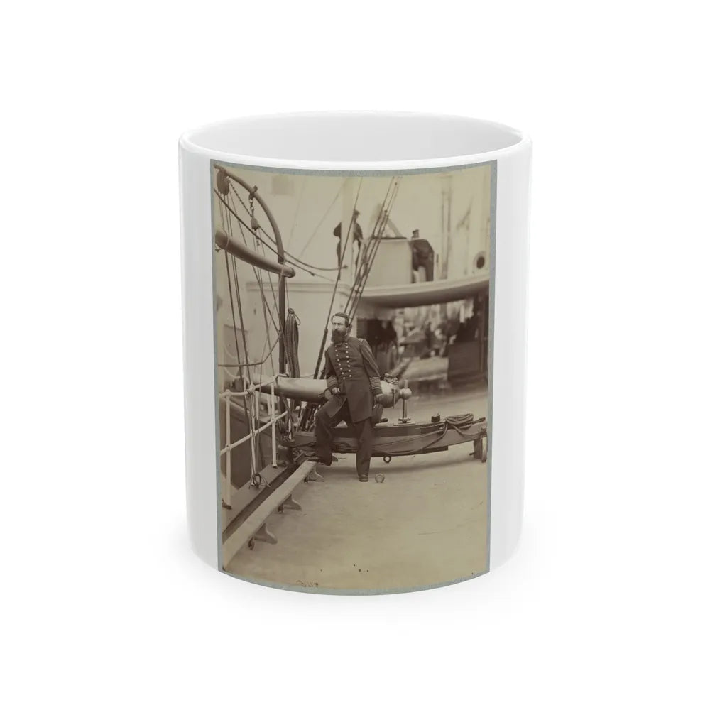 Admiral D. D. Porter (U.S. Civil War) White Coffee Mug-11oz-Go Mug Yourself