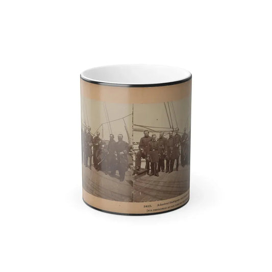 Admiral Dahlgren and Staff on the  Pawnee (U.S. Civil War) Color Changing Coffee Mug 11oz Default Title 11oz - Go Mug Yourself